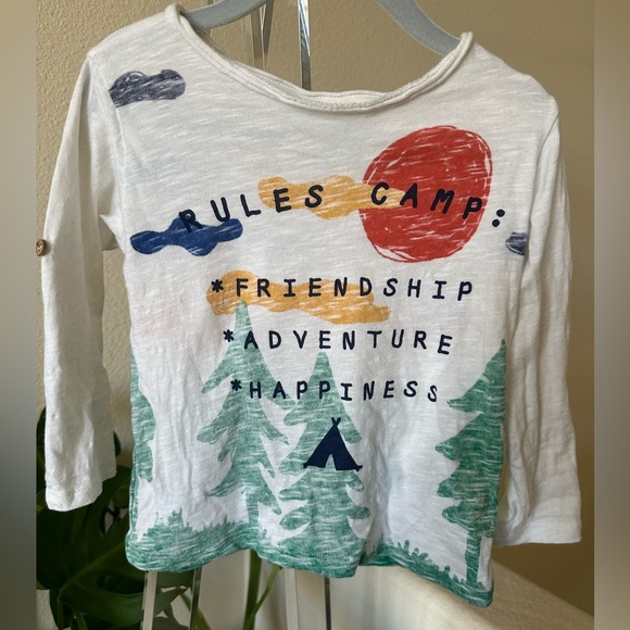 Adorable ZARA Camp Shirt - Picture 4 of 4